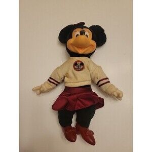 Vintage 1981 Applause 11” Minnie Mouse Cheerleader Plush